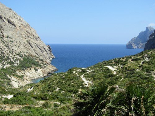 Panoramic view on Cala Bóquer