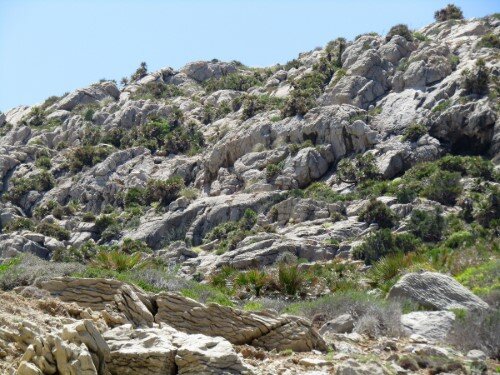 Rocks at the Serra del Cavall Bernat