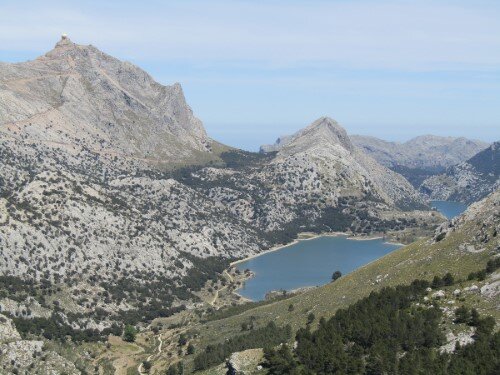 View to Cuber from the L'Ofre summit