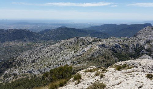 View to Palma from the L'Ofre summit