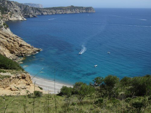 Aussicht auf die Playa Coll Baix